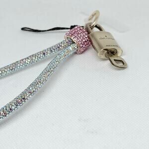 Louis Vuitton Lock & Key Set #309 with a Crystal Rhinestone Phone Wristlet